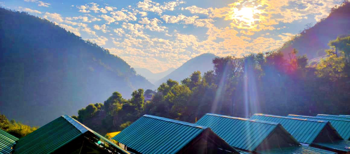 Sunrise at Blue Heaven